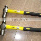 45# Carbon Steel Forged Ball Pein Hammer With Fiberglass Handle thumbnail-1