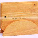 Wooden Cutting Board Set With Stand, Chopping Board thumbnail-1