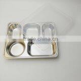 304 Custom Stainless Steel Bento Lunch Box 5 Compartment Take-out Food Container for Picnic thumbnail-4