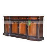 Side Board Classic Style For Living Room , Combination Teak and Mahogany Wood thumbnail-2