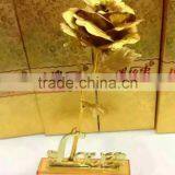 Goldleaf Rose Artificial Flower Wholesale for Valentine's Gift thumbnail-4
