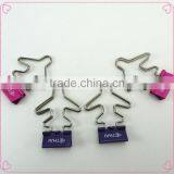 Business Gift Airplane Shape Money Clips Office Stationery Binder Clips