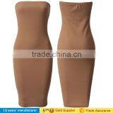 2016 Bandeau Tube Bodycon Dresses Sexy Kim Kardashian Knee Length Celebrity Dresses thumbnail-2