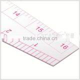 Kearing PVC 16'' & 24'' Multifunctional HIP CURVE RULER / Metric Garment Curve Ruler # 6502 thumbnail-4