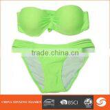 Stripsky Brazilian Bikini Bandage Strapless Pattern Sexy Women Swimsuit Padded Bandeau Bikini 2015 thumbnail-1