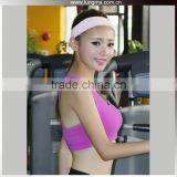 3D Printed Bamboo Lycra Sexy Hooded Sports Compression Gym Fitness Bra thumbnail-1