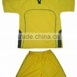 OEM Style Yellow Color Soccer Uniform