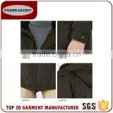 Winter Warm Men's Long Pollar Cotton Hoody Coat Padded Jacket Made In China thumbnail-5