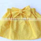 Wholesale Children's Boutique Clothing Yellow Bowknot Skirt Plus Size Dressy Skirts thumbnail-1