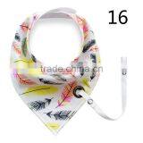 S17218A High Quality Fashion Thick Flannel Cartoon Infant Cotton Bandana Dribble Bibs thumbnail-1