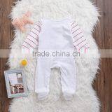 S60688B New Baby Cotton Stripe Romper Newborn Baby Letter Printing Rompers Jumpsuits Clothes Children Long Sleeve thumbnail-3