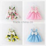 Names of OEM Fashion Design Small Girls Dress With Big Bowknot Appliqued Kids Fashion Clothes Games thumbnail-3