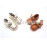Fancy Anti-skid Lovely Unisex Leather Baby Sandals thumbnail-4