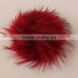 Myfur Cheap Price Pom Poms Balls For Hats Fake Raccoon Fur Faux Fox Ball thumbnail-5