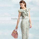 2013 New Design Ladies Printed Jumpsuit thumbnail-1