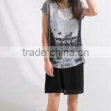 CONTRAST PRINT T-SHIRT thumbnail-1