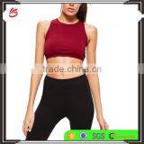Wholesale Women's Yoga Sexy Sports Bra Active Lace up Back Fitness Yoga Running Bra thumbnail-3