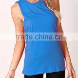 2016 Guangzhou Summer 100% Bamboo Fiber Printed Plain Dyed Wholesale Tops For Women thumbnail-2