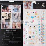 Most Popular Custom Shape Body Art Removable Waterproof Metallic Leg Temporary Tattoos China thumbnail-3