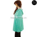 China Factory Windproof Hood Womens Rain Coat thumbnail-3