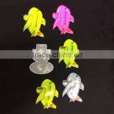 Decorative Eco-friendly Custom Cute High Light Soft Pvc Reflective Safety Keychain thumbnail-2