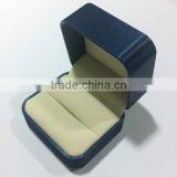 Double Ring Premium Jewelry Box Sapphire Blue thumbnail-4