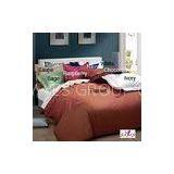 Country / Home Purplish Red Full Size Queen Microfiber Bedding Sets thumbnail-1