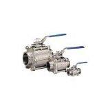 Stainless Steel Sanitary 3pc Ball Valve thumbnail-3