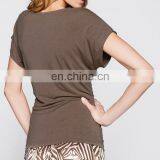 Fashion Women Summer Loose Top Short Sleeve Blouse Ladies Casual Tops T-Shirt thumbnail-2