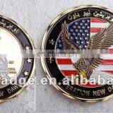 Zinc Alloy Two Sides Diamond Edge Souvenir Coins