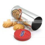 Food Grade Round Cookie Biscuit Tin Cans With Lid Wholesale thumbnail-6
