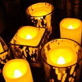 6PCS LED Candles With Timer 50mm Electronic Candle Light Lantern Light Wedding Party Holiday Christmas Decoration Light thumbnail-3