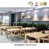 Wholesale Restaurant Furniture Coffee Shop Wooden Dining Room Table and Chairs Set thumbnail-1