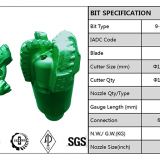 Steel Body PDC Bit  9 1-2 GS1604SZ