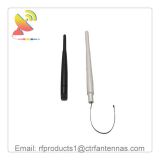 2dBi rubber duck antenna 2.4GHz wifi antenna connector with SMA male or pigtail dipole antenna