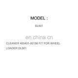 DIESEL ENGINE PARTS FILTER AIR PRE CLEANER 400401-00156 FIT FOR WHEEL LOADER DL501 thumbnail-1