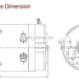 12В 2,8 кВт гидравлический двигатель постоянного тока для электрического заднего дверей грузового автомобиля thumbnail-6