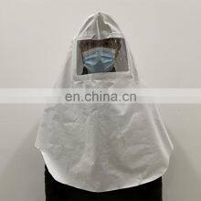 Disposable Surgical Kit Surgeon White Blue Medical Anti-Fog T4 Head Cover Helmet With Face Eye Shield Protection Hood Cover thumbnail-2
