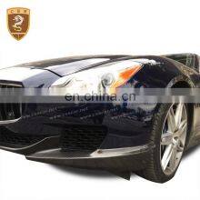 100% Real Carbon Fiber Trims Car Protector Front Bumper Lip Wrap Angle Suitable For Maserati Quattroporte Body Kit Accessories thumbnail-1