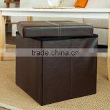 Strong Load-Bearing Foldable Storage Ottoman thumbnail-3