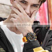 SMAEL 1545 Fashion Digital Quartz Hand Watch For Men Silicone Back Light Outdoor Sports Wrist Watches thumbnail-5