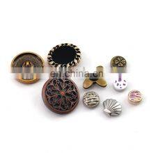Hot Classic Light Beautiful Metal Spring Snap Button Press Stud Button For Garments Handbag