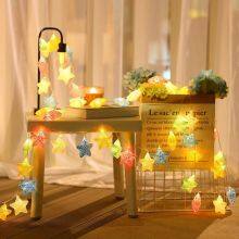 Wedding Star Lights Star String Light 10Ft 50 LED Star Fairy Lights Battery Operated Waterproof Indoor Outdoor Twinkle Christmas thumbnail-2