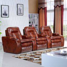 Private Home Theater Sofa and Chair Combination Space Capsule Electric Movie Hall Audio-visual Room Villa Leather Sofa thumbnail-2