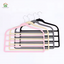 Laundry Velvet Pants Trousers Slacks Hangers 4 Layer Scarf Flocked Hanger Pants Hanger Space Saving thumbnail-4