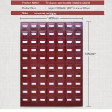 Estantería de cajones de hierbas de acero inoxidable para sala de tratamiento de medicina tradicional china | Armario de almacenamiento de hierbas anticorrosivo thumbnail-4