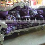 Graceful European Noble Living Room Wooden Sofa Sets thumbnail-2