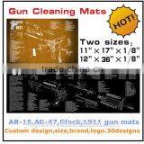 OEM AR-15,AK47,Glock,Berreta92,Sig P226 Gun Cleaning Mat,gun Mat for Preparing & Cleaning