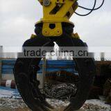 12-16 Ton Hitachi Sunward Komatsu Kobelco Excavator Grapple, Hydraulic Grapple, Rotating Grapple, Grabs, Woods Log Grapple thumbnail-1