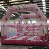 2014 New Hello Kitty Castle Pvc Inflatable Playground for Kids thumbnail-3
